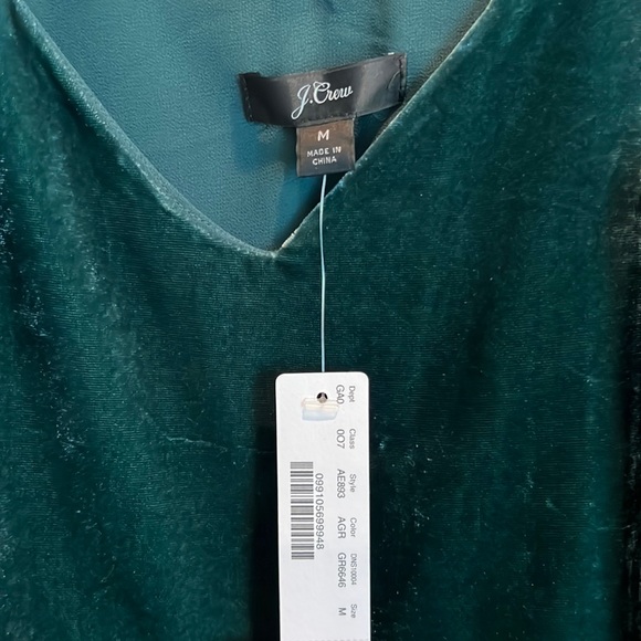 Green Velvet Shell - Picture 3 of 4